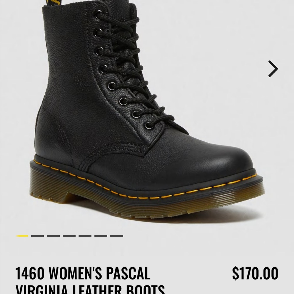 BRAND NEW - 1460 WOMEN'S PASCAL VIRGINIA LEATHER BOOTS